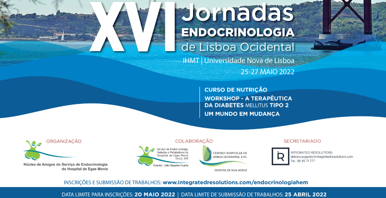 Faça a sua inscrição nas XVI Jornadas de Endocrinologia de Lisboa Ocidental